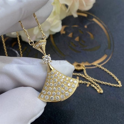 [Super]DREAM NECKLACE GOLD FULL DIAMOND