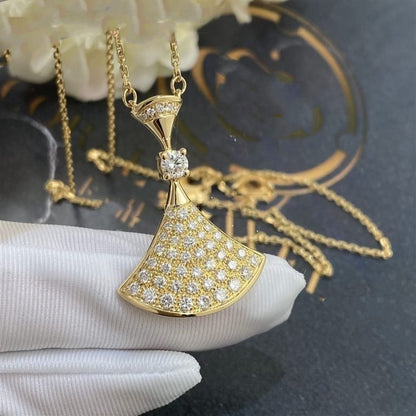 [Super]DREAM NECKLACE GOLD FULL DIAMOND