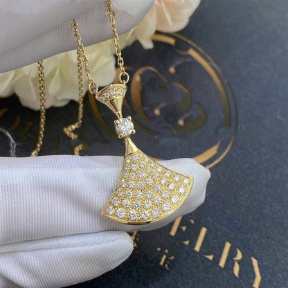 [Super]DREAM NECKLACE GOLD FULL DIAMOND