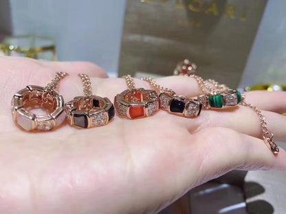 [Super]SERPENTI PEDANT DIAMOND NECKLACE