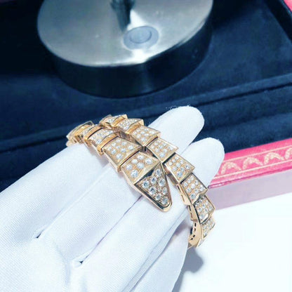 [Super]SERPENTI BRACELET 8MM PINK GOLD DIAMOND