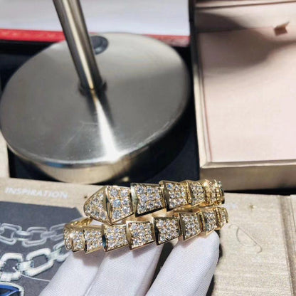 [Super]SERPENTI BRACELET 8MM GOLD DIAMOND