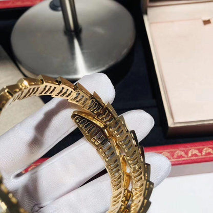 [Super]SERPENTI BRACELET 8MM GOLD DIAMOND
