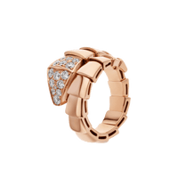 [Super]SERPENTI RING PINK GOLD DIAMOND