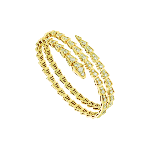 [Super]SERPENTI BRACELET GOLD DIAMOND DOUBLE ROW