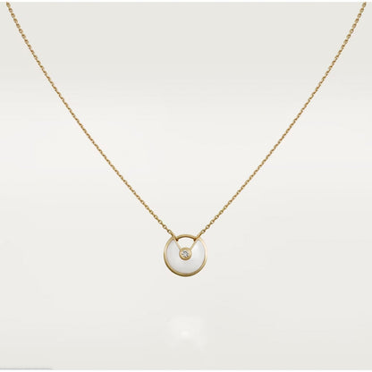 [Super Jewellery]AMULETTE ROSE GOLD MOP NECKLACE