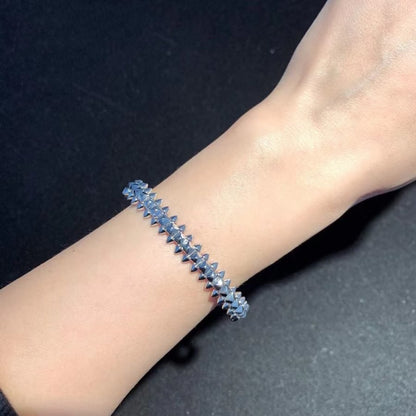 [Super Jewellery]CLASH SILVER BRACELET
