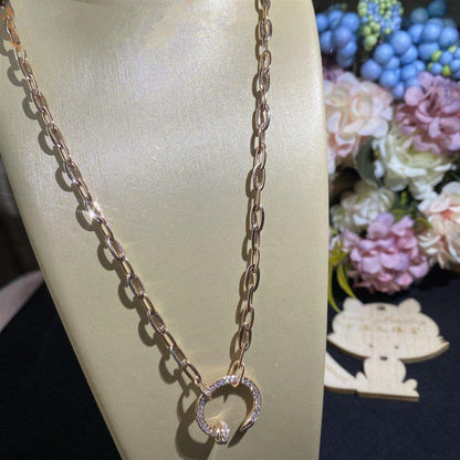 [Super Jewellery]JUSTE NECKLACE DIAMONDS
