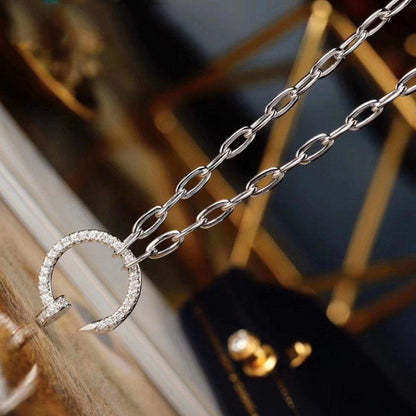 [Super Jewellery]JUSTE NECKLACE DIAMONDS
