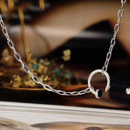 [Super Jewellery]JUSTE NECKLACE DIAMONDS