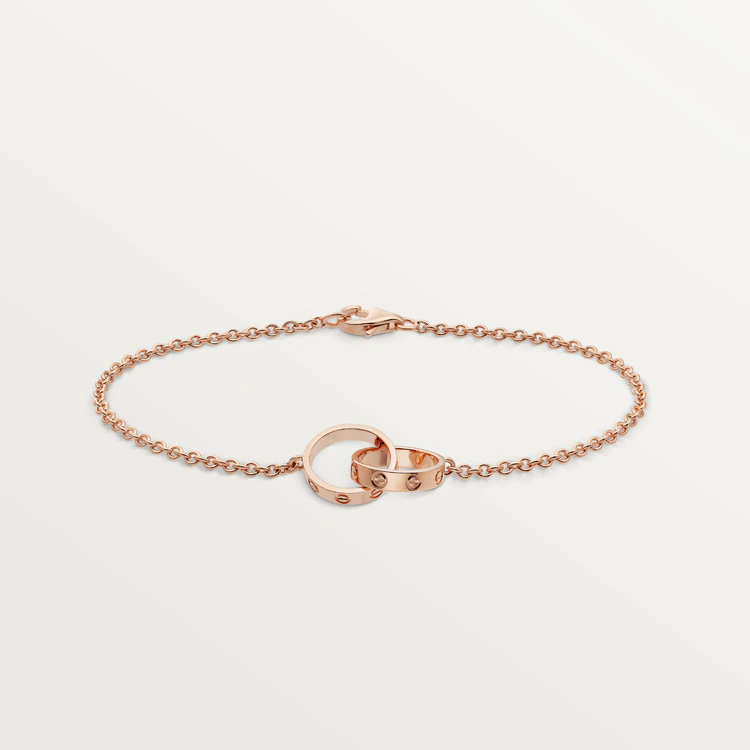 [Super Jewellery]LOVE BRACELET DOUBLE RING