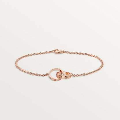 [Super Jewellery]LOVE BRACELET DOUBLE RING