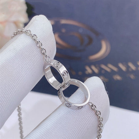 [Super Jewellery]LOVE BRACELET DOUBLE RING
