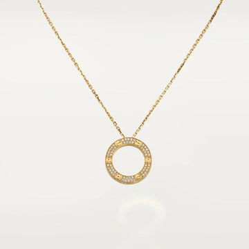 [Super CiCi ]LOVE NECKLACE ADJUSTABLE ROSE GOLD