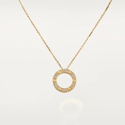 [Super Jewellery]LOVE NECKLACE ADJUSTABLE ROSE GOLD