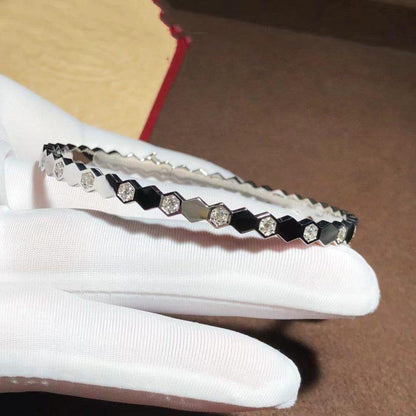 [Super Jewellery]BEE LOVE SILVER DIAMOND BRACELET