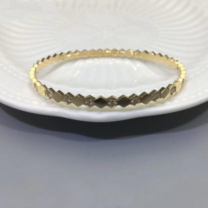 [Super Jewellery]BEE LOVE GOLD DIAMOND BRACELET