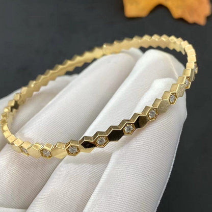 [Super Jewellery]BEE LOVE GOLD DIAMOND BRACELET