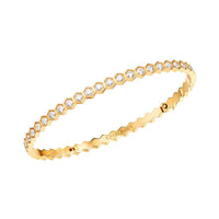 [Super Jewellery]BEE LOVE GOLD BRACELET FULL DIAMOND