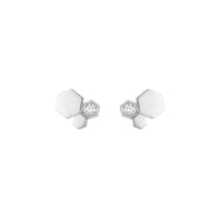 [Super Jewellery]BEE LOVE SILVER DIAMOND EARRINGS