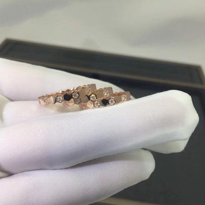 [Super Jewellery]BEE LOVE RING PINK GOLD DIAMOND