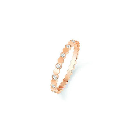 [Super Jewellery]BEE LOVE RING PINK GOLD DIAMOND