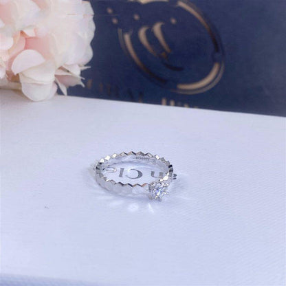[Super Jewellery]BEE LOVE RING SILVER 1 DIAMOND