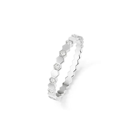 [Super Jewellery]BEE LOVE RING SILVER DIAMOND