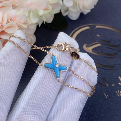 [Super Jewellery]JEUX BRACELET TURQUOISE PINK GOLD 1 DIAMOND