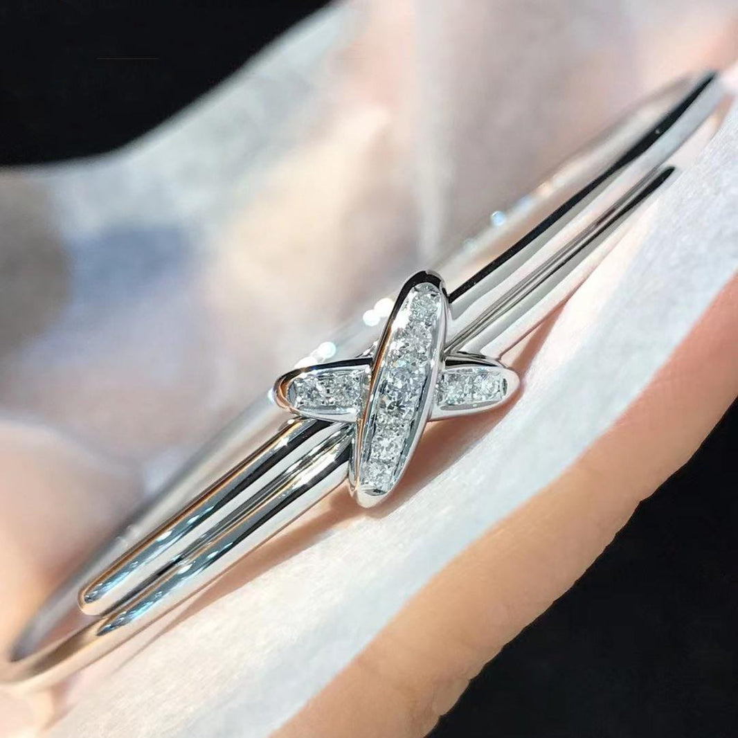 [Super Jewellery]JEUX DE BRACELET SILVER DIAMONDS
