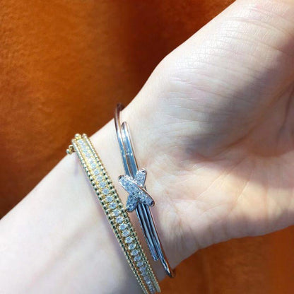 [Super Jewellery]JEUX DE BRACELET SILVER DIAMONDS