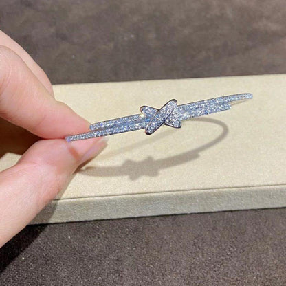 [Super Jewellery]JEUX DE BRACELET DIAMONDS SILVER