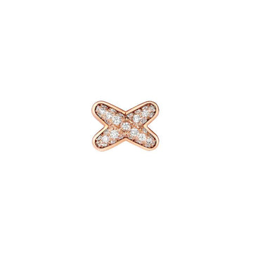 [Super CiCi ]PINKGOLD-DIAMANT-OHRRINGE-SET