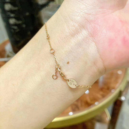 [Super Jewellery]JEUX DE BRACELET MOP PINK GOLD DIAMONDS