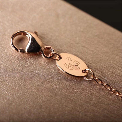 [Super Jewellery]Hollow Design Four-Leaf Clover Flower Shape Bracelet