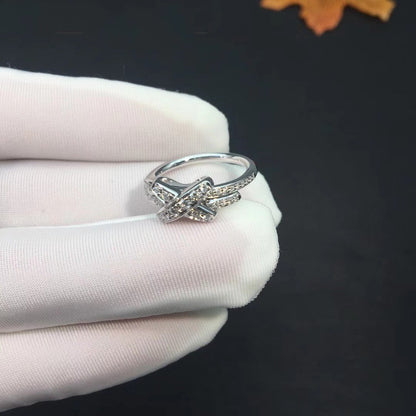 [Super Jewellery]JEUX DE SILVER DIAMOND RING