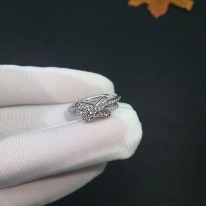 [Super Jewellery]JEUX DE SILVER DIAMOND RING