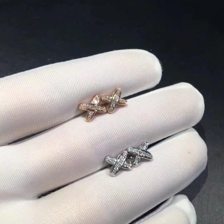 [Super Jewellery]JEUX DE DIAMOND EARRINGS