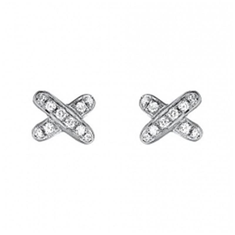 [Super Jewellery]JEUX DE DIAMOND EARRINGS