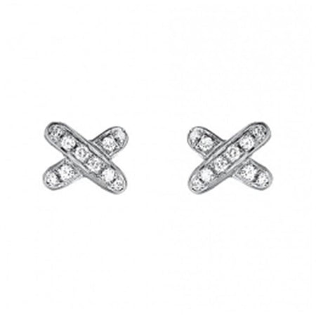 [Super Jewellery]JEUX DE DIAMOND EARRINGS