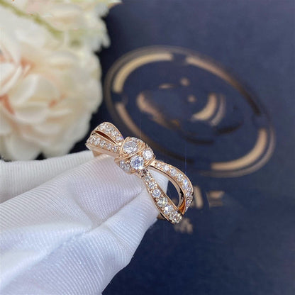 [Super Jewellery]LIENS PINK GOLD DIAMOND RING