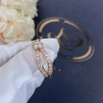 [Super Jewellery]LIENS PINK GOLD DIAMOND RING