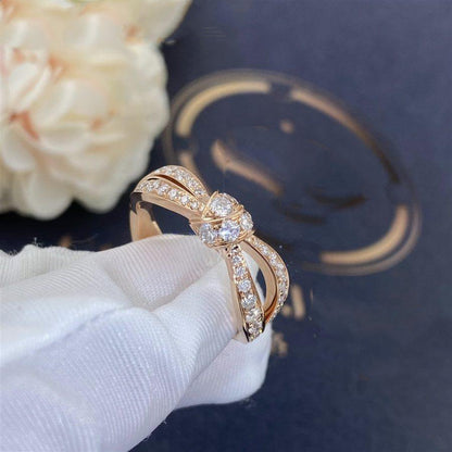 [Super Jewellery]LIENS PINK GOLD DIAMOND RING