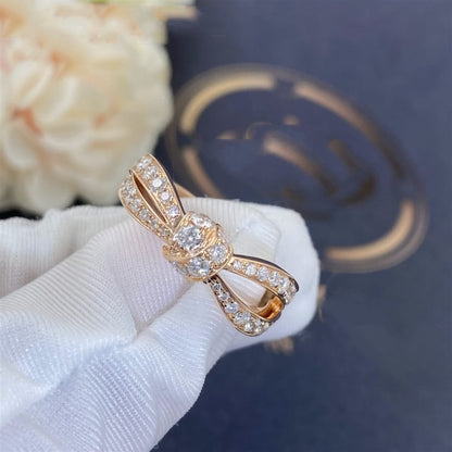 [Super Jewellery]LIENS PINK GOLD DIAMOND RING