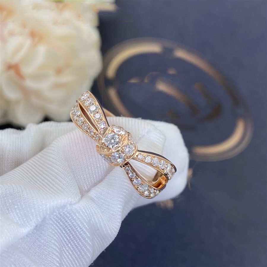 [Super CiCi ]LIENS RING AUS ROSÉGOLD MIT DIAMANTEN