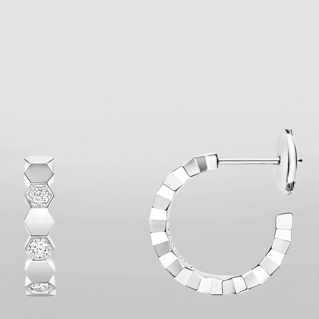 [Super Jewellery]Hollow Design Four-Leaf Clover Flower Shape Earrings