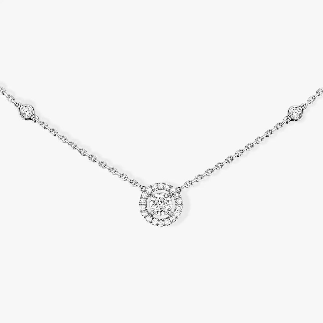 [Super Jewellery]Diamond Necklace 0,20ct Brilliant Shape Joy