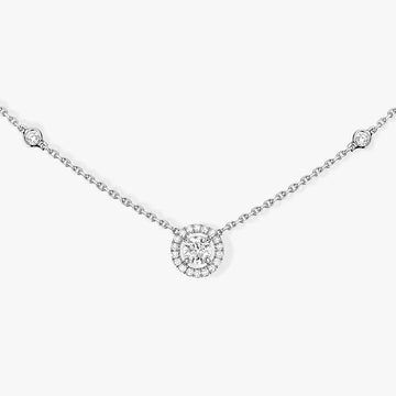 [Super CiCi]Diamant-Halskette 0,20ct Brillantschliff Joy