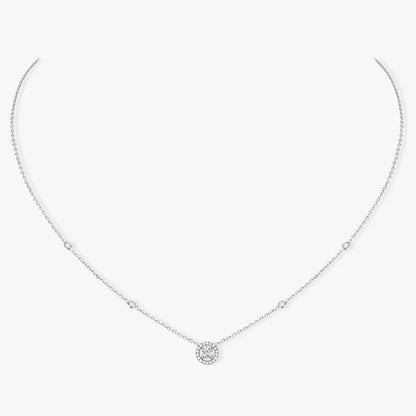 [Super Jewellery]Diamond Necklace 0,20ct Brilliant Shape Joy