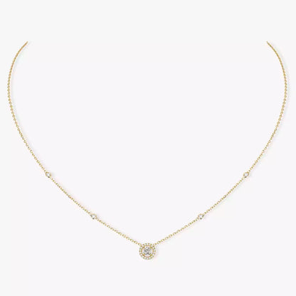 [Super Jewellery]Diamond Necklace 0,20ct Brilliant Shape Joy